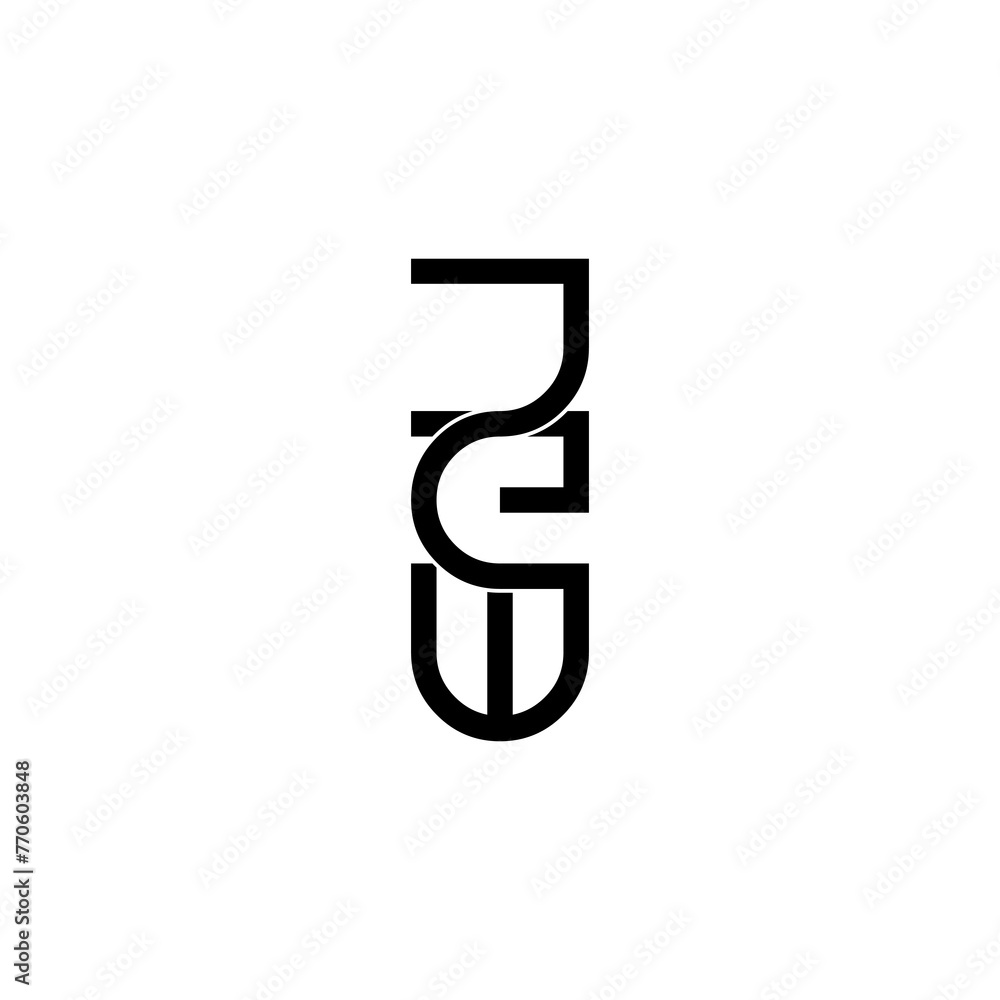 jew lettering initial monogram logo design jew lettering initial monogram logo design