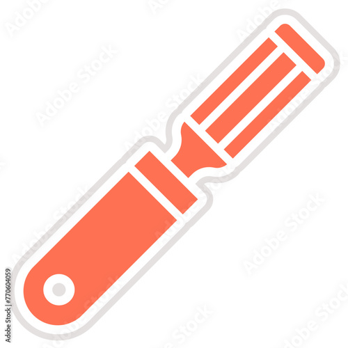 Chisel Vector Icon Design Illustration