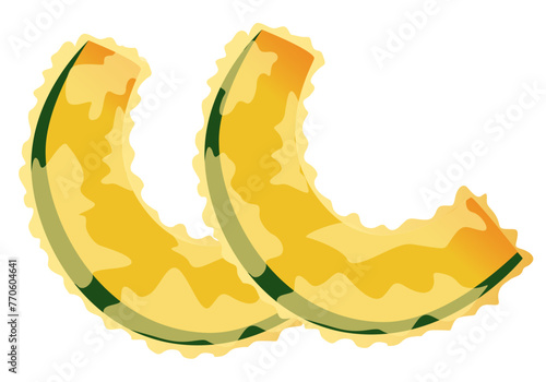 食べ物_和食_天ぷら_かぼちゃ