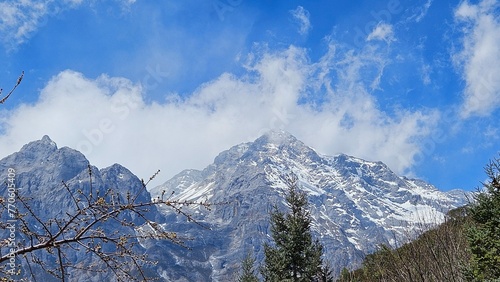 Lijiang, China, Yunnan, Jade Dragon Snow Mountain, a high mountain