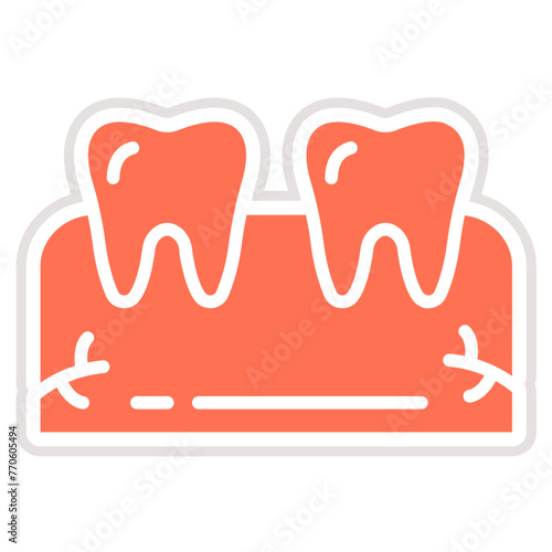 Teeth Vector Icon Design Illustration