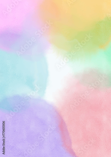 Hand painted pastel watercolour background 