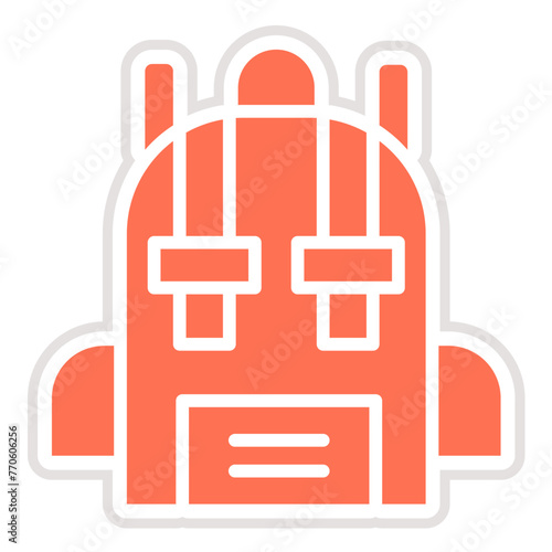 Bagpack Vector Icon Design Illustration