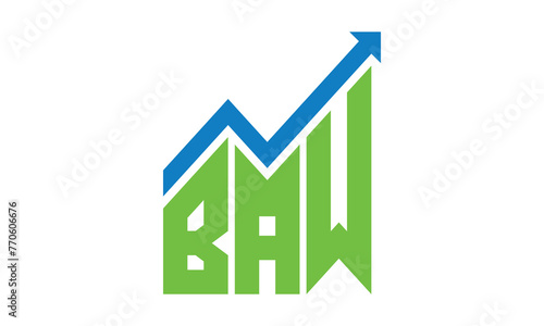 Free Download BAW financial logo design vector template. - GFXLoad