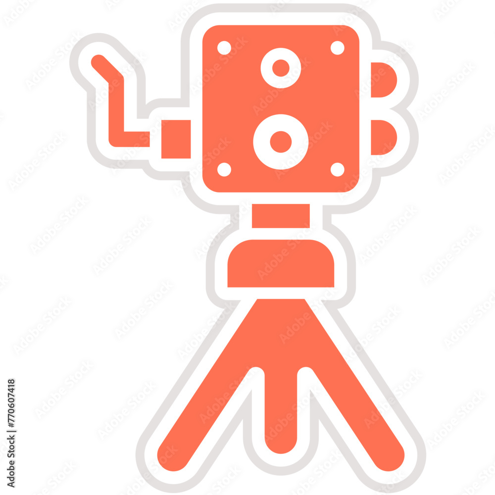 Old camera Vector Icon Design Illustration Old camera Vector Icon Design Illustration