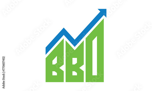 BBO financial logo design vector template.