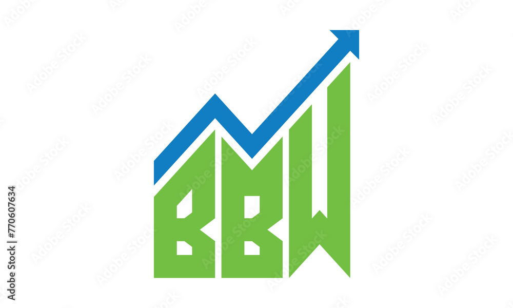BBW financial logo design vector template. BBW financial logo design vector template.