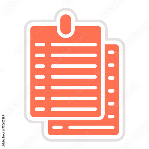 Notes Vector Icon Design Illustration