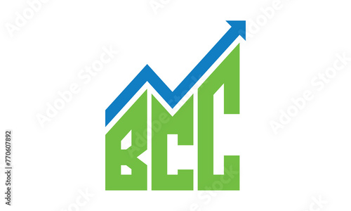 BCC financial logo design vector template.