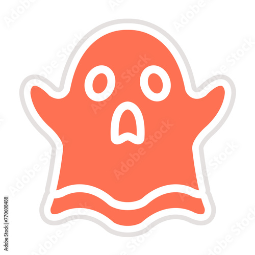 Ghost Vector Icon Design Illustration