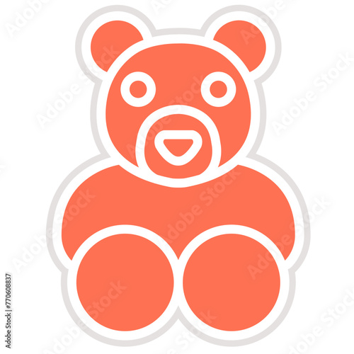 Bear Vector Icon Design Illustration