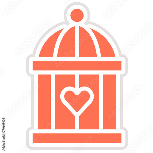 Cage Vector Icon Design Illustration