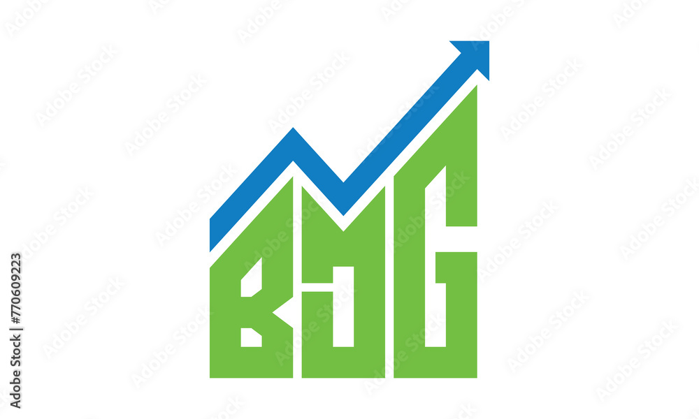 BDG financial logo design vector template. BDG financial logo design vector template.