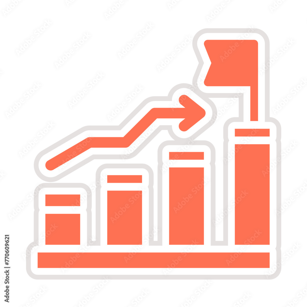 Business Success Vector Icon Design Illustration Business Success Vector Icon Design Illustration