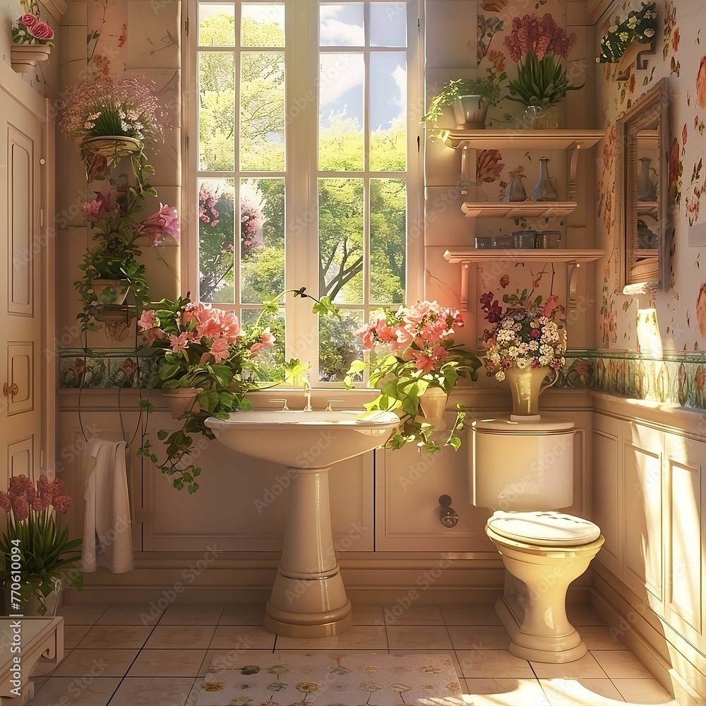 spring in the toilet