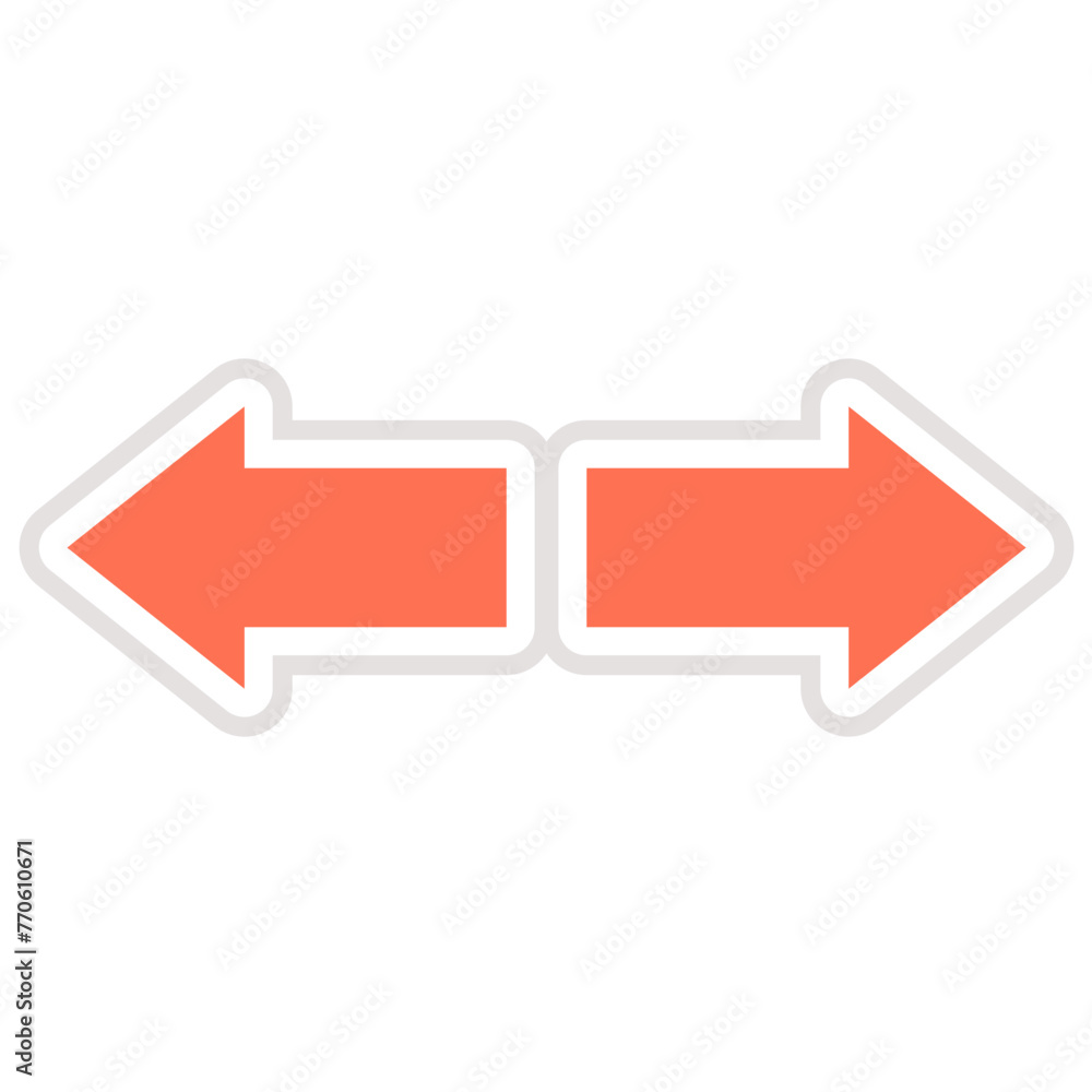 Left right Vector Icon Design Illustration Left right Vector Icon Design Illustration
