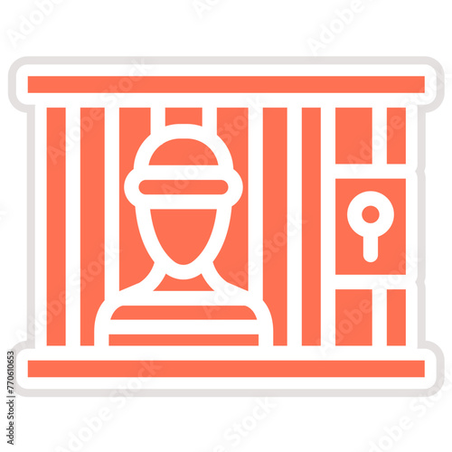Prisioner Vector Icon Design Illustration