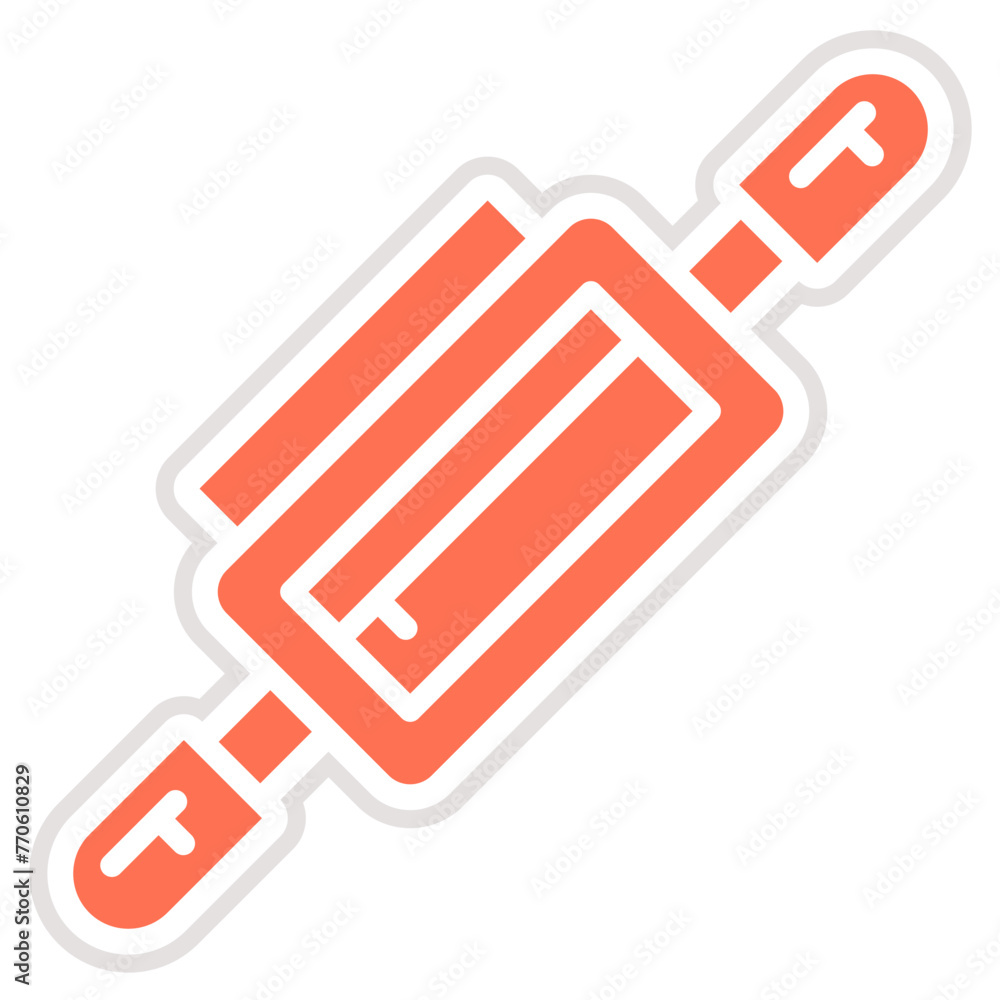 Fishing Belt Vector Icon Design Illustration Fishing Belt Vector Icon Design Illustration