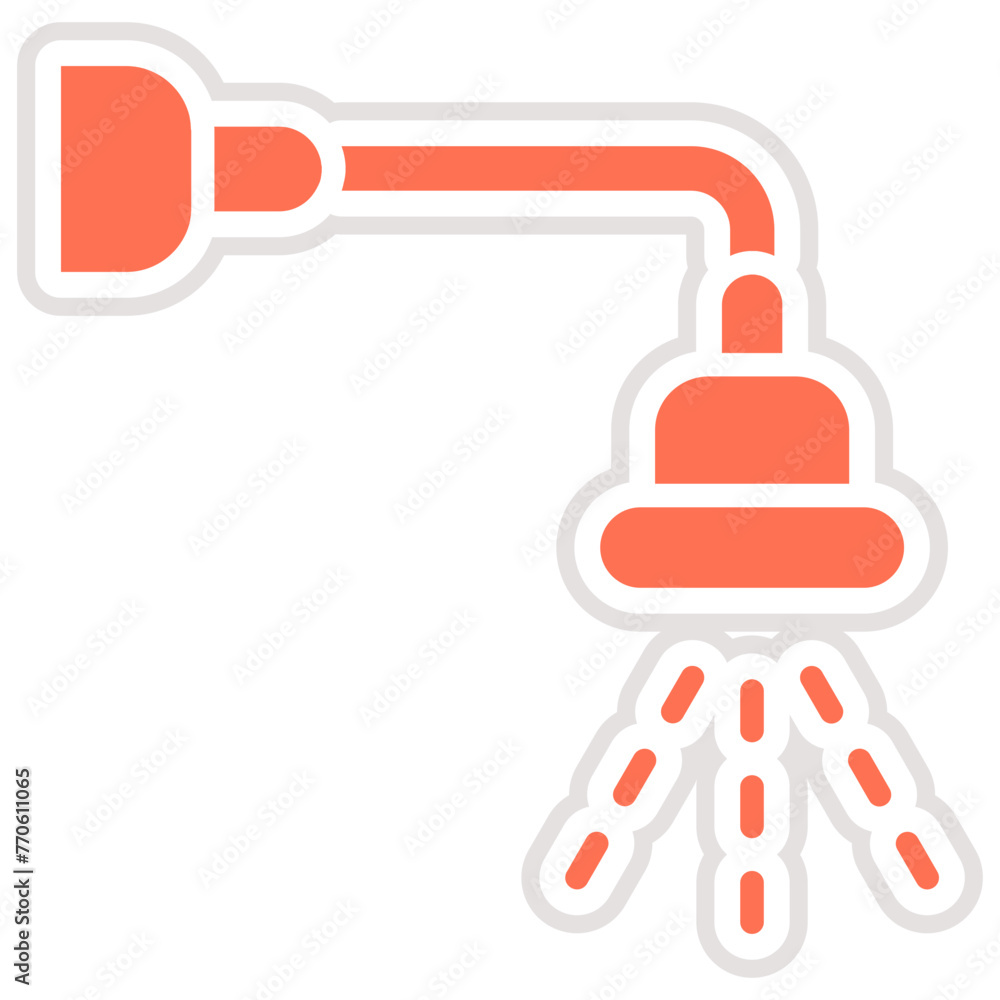 Shower Vector Icon Design Illustration Shower Vector Icon Design Illustration
