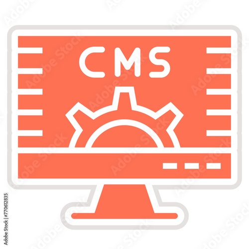 Cms Vector Icon Design Illustration