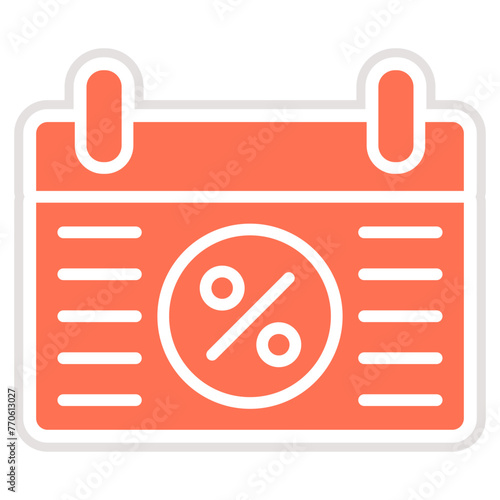 Annual Percentage Rate Vector Icon Design Illustration