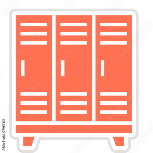 Lockers Vector Icon Design Illustration