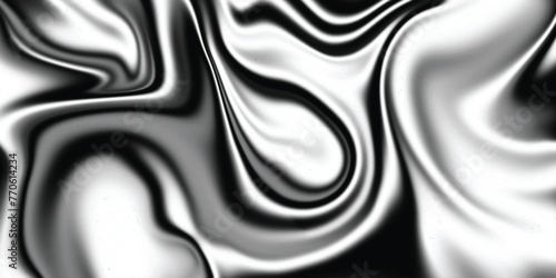 Silver metallic liquify background. Abstract liquid waves background.