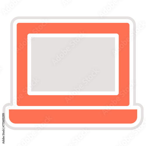 Laptop Vector Icon Design Illustration © Graphixs Art