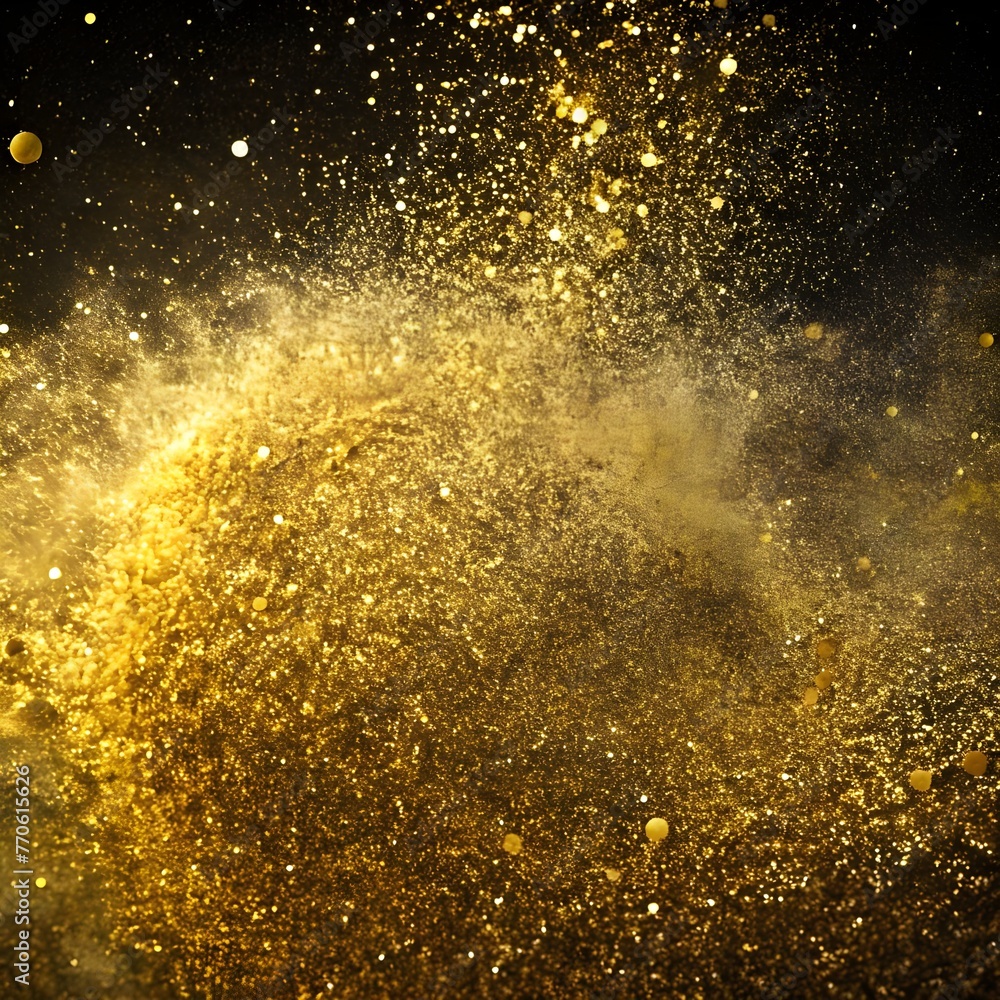 Fototapeta premium golden glitter background texture