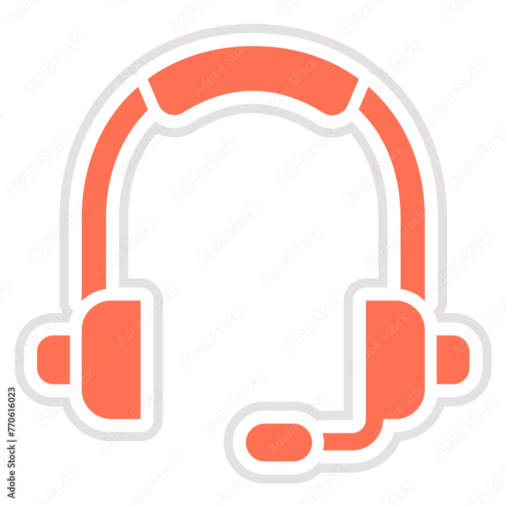 Headphone Vector Icon Design Illustration Headphone Vector Icon Design Illustration