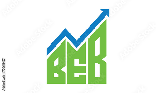 BEB financial logo design vector template. photo
