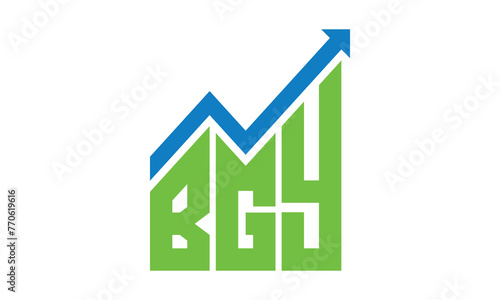 Free Download BGY financial logo design vector template. - GFXLoad