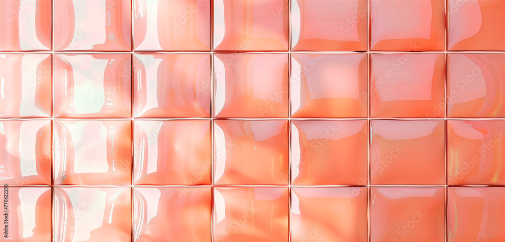 Beautiful wall of tiles in pastel colors. Beautiful wall of tiles in pastel colors.