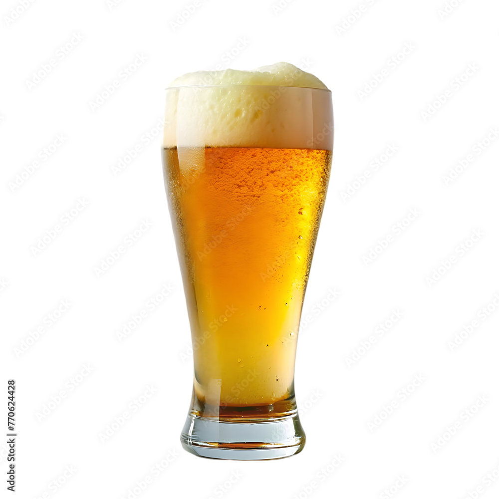 glass of beer isolated on transparent background glass of beer isolated on transparent background