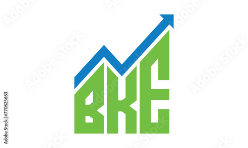BKE financial logo design vector template. photo
