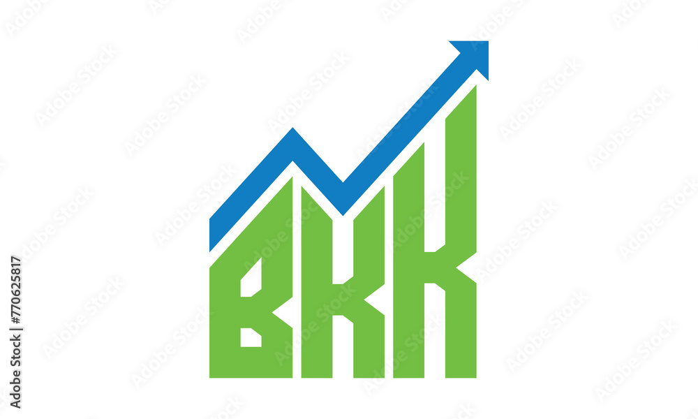 BKK financial logo design vector template. BKK financial logo design vector template.