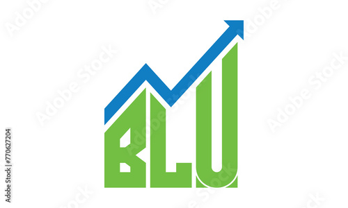 BLU financial logo design vector template. Free Download BLU financial logo design vector template. - GFXLoad