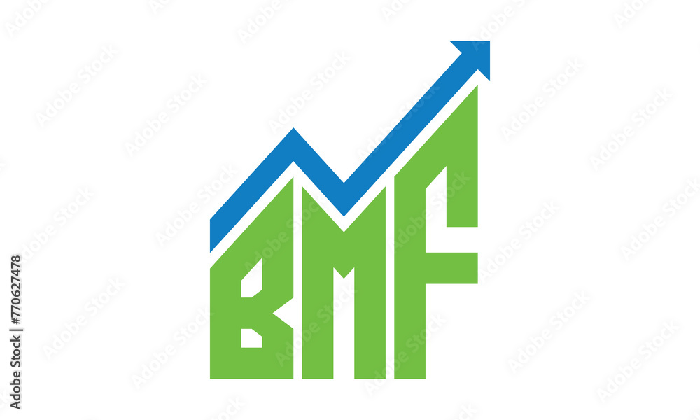 BMF financial logo design vector template. BMF financial logo design vector template.
