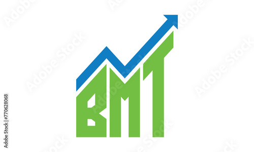 BMT financial logo design vector template. photo