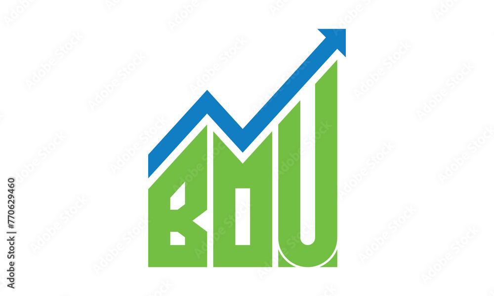 BOU financial logo design vector template. BOU financial logo design vector template.