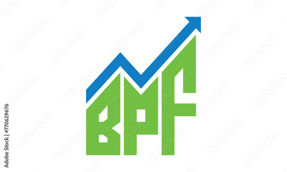 BPF financial logo design vector template. BPF financial logo design vector template.