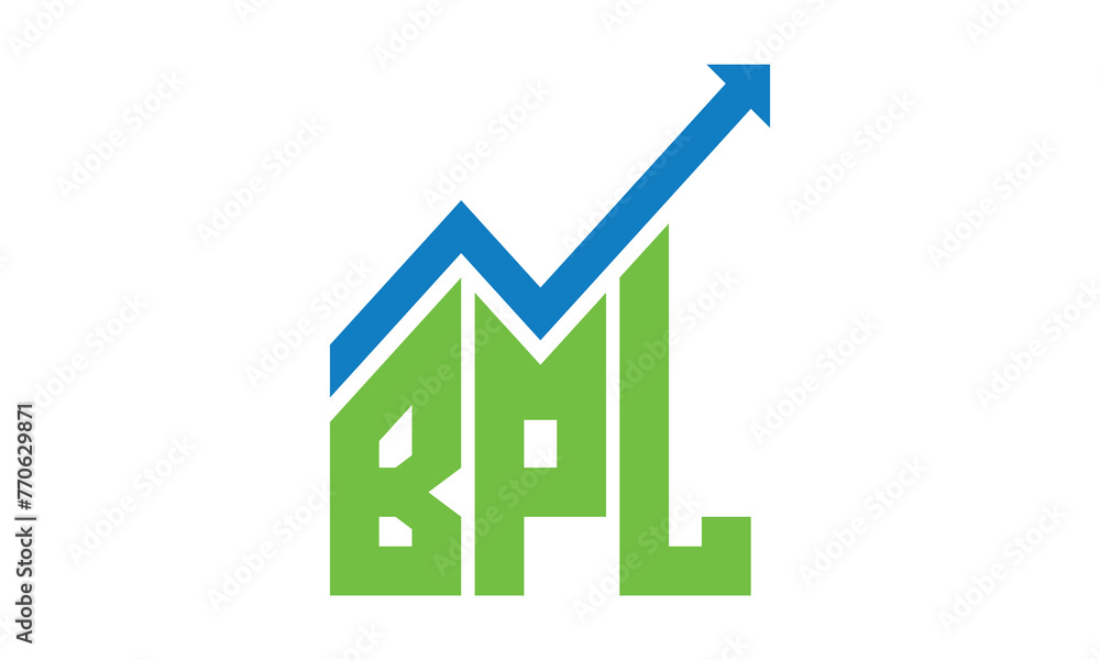BPL financial logo design vector template. BPL financial logo design vector template.