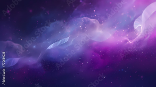 Swirl particles purple glitter background