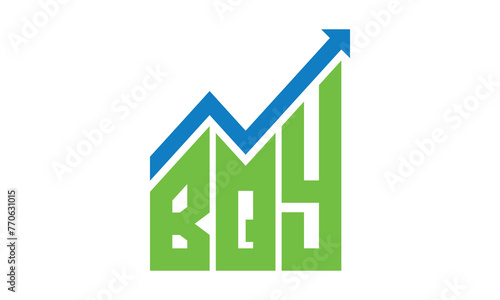 Free Download BQY financial logo design vector template. - GFXLoad