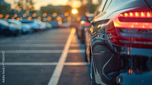 Cars are available for purchase and leasing at the outdoor lot, with insurance options. The dealership offers various car models and expert agents to assist customers. © tonstock