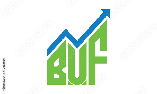 Free Download BUF financial logo design vector template. - GFXLoad