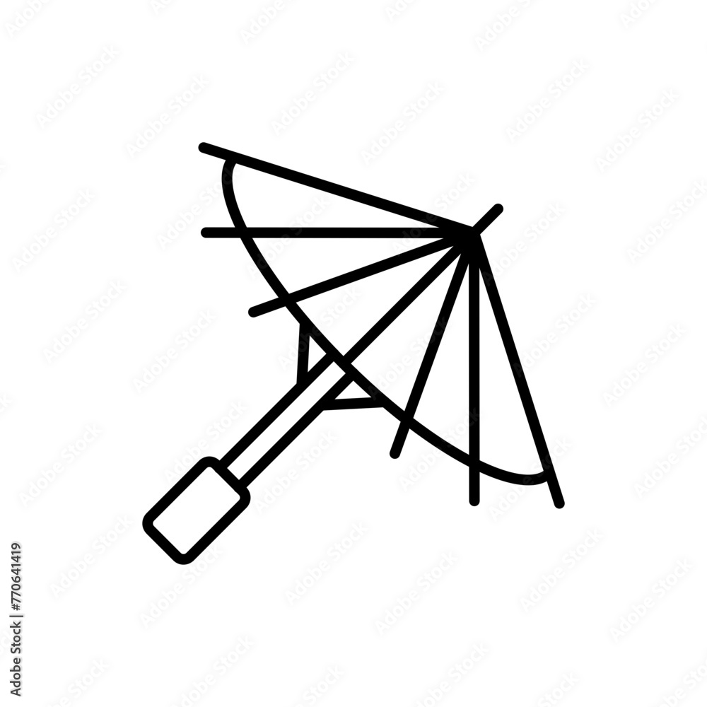 Umbrella outline icons, minimalist vector illustration ,simple transparent graphic element .Isolated on white background Umbrella outline icons, minimalist vector illustration ,simple transparent graphic element .Isolated on white background