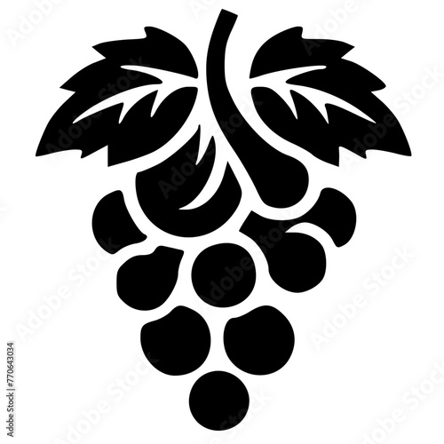 black and white grapes