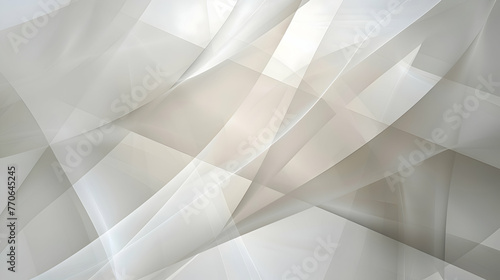 Intersecting lines in soft grey and beige, creating an abstract focal point photo