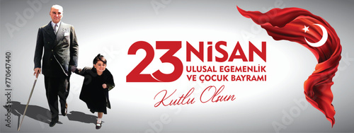 23 Nisan Ulusal Egemenlik ve Cocuk Bayrami. photo